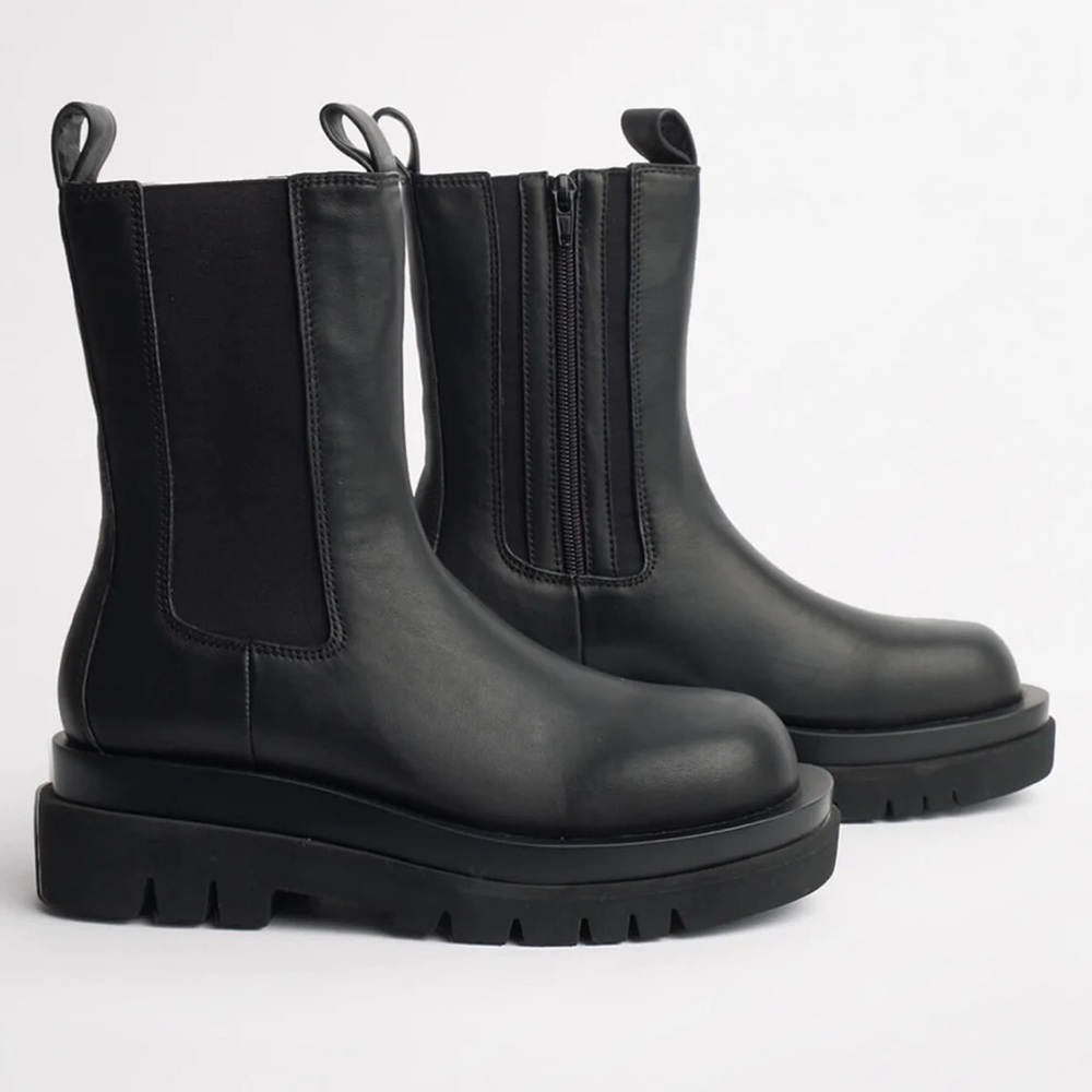 TONY BIANCO Boxer Black Como Ankle Boots